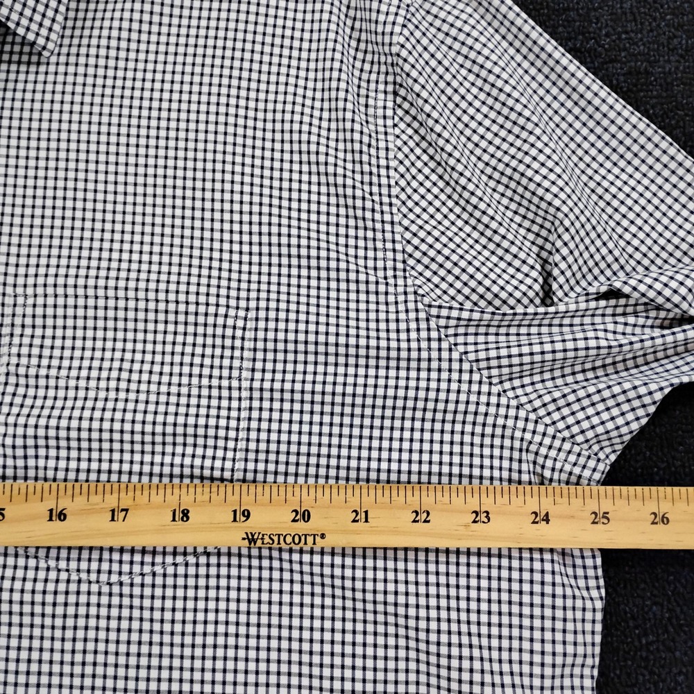 UNTUCKit Wagner Shirt Mens XXL Performance Nylon Check Button Down Stretch - Picture 4 of 8